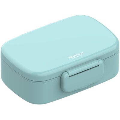 Children's lunch box with compartments, light & leak-proof - mint