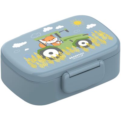 Children's lunch box with compartments, light and leak-proof - tractor