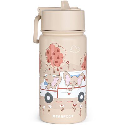 Gourde thermos pour enfants en acier inoxydable - marron ambulance