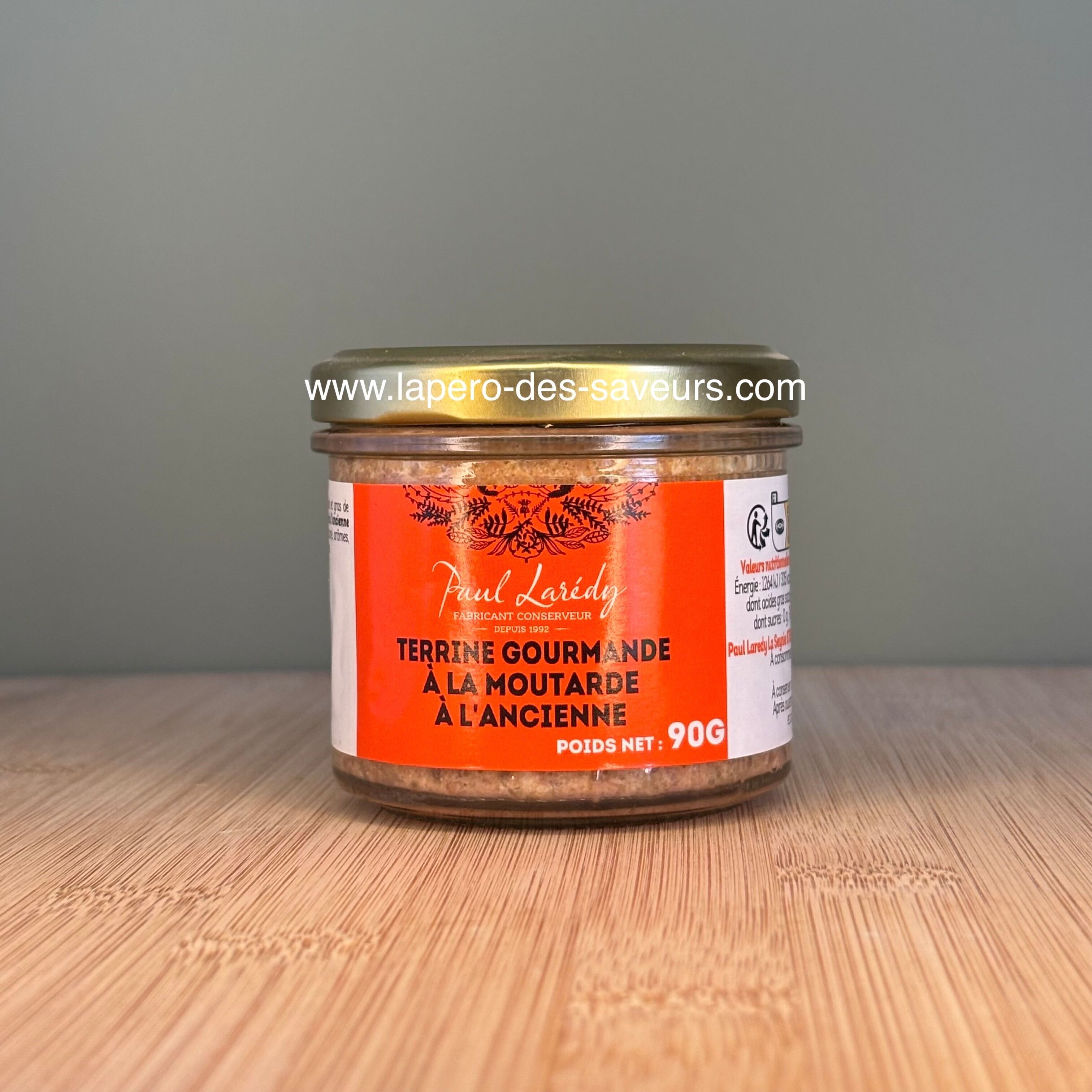 Terrina gourmet con senape integrale 90g