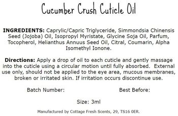 Stylo à huile pour cuticules Concombre Crush 3