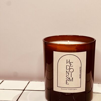 Bergamot scented candle