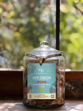 AVE COCCO - Biscuits artisanaux bio à l'avoine et flocons de noix de coco 2