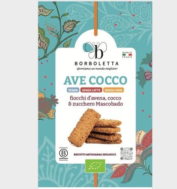AVE COCCO - Biscuits artisanaux bio à l'avoine et flocons de noix de coco 3