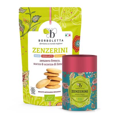 ZENZERINI - Biscuits artisanaux bio au jus de citron et gingembre