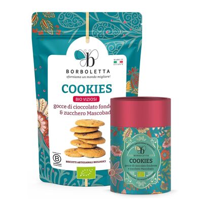 COOKIES – Handgefertigte Bio-Kekse mit dunklen Schokoladenstückchen
