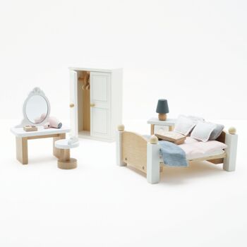 Chambre Daisylane ME057-C/ Chambre de maison de poupées en bois (New Look) 3