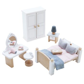 Chambre Daisylane ME057-C/ Chambre de maison de poupées en bois (New Look) 6