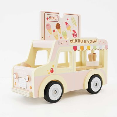 Eiscremewagen ME083-C/ Wooden Ice Cream Van (New Look)