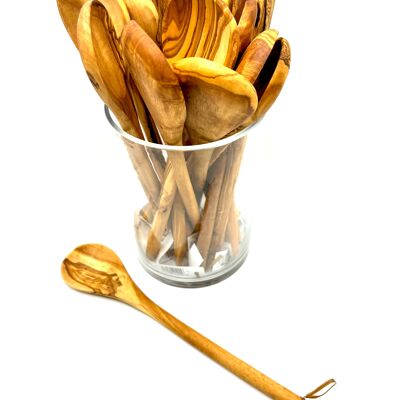 ¡Oferta SUPERIOR! Juego de 20 cucharas de cocina de unos 30 cm de madera de olivo