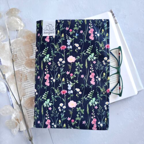 Black Floral Book Cover