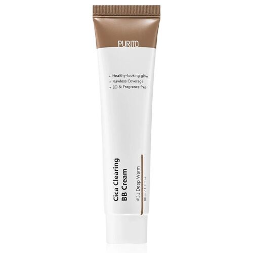 PURITO Cica Clearing BB Cream 30ml - 31 Deep Warm