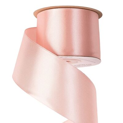 Satin ribbon 50mm x 22.86m - Powder pink
