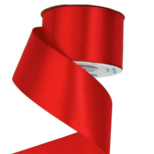 Satin ribbon 50mm x 22.86m - Red