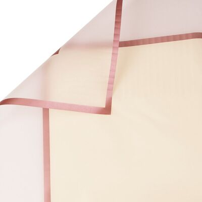 Matte foil sheet with transparent frame 58 x 58cm, 20pcs. - Cream