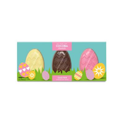 Bocconcini di cioccolato all'uovo di Pasqua