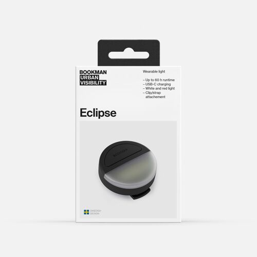 New Eclipse BLACK - Wearable Light with Detachable Strap