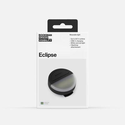 Nuovo Eclipse BLACK - Luce indossabile con cinturino staccabile