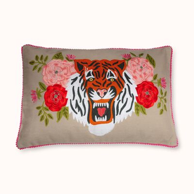 Pillow with tiger filling