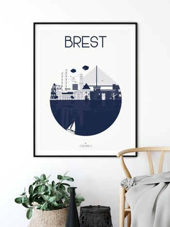 Affiche BREST La ville 4