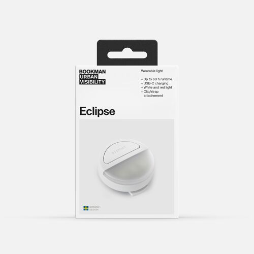 New Eclipse WHITE - Wearable Light with Detachable Strap