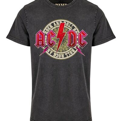 T-shirt ACDC - Washed Grey