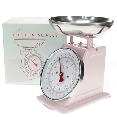 Kitchen scales - light pink