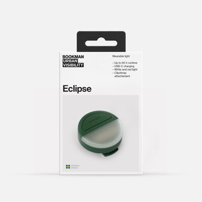 Nuovo Eclipse GREEN - Luce indossabile con cinturino staccabile