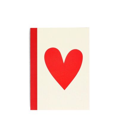 A6 notebook - Heart