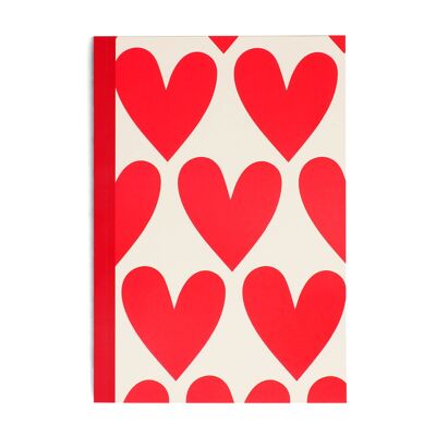 A5 notebook - Hearts