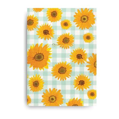 Cuaderno A5 de girasoles