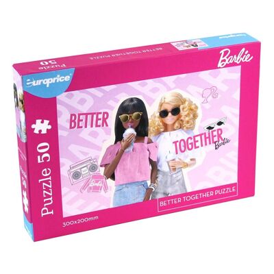 Puzzle 50 Piezas Barbie - Mejor Juntos