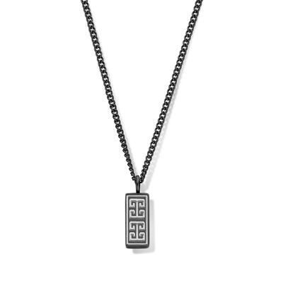 Collier avec pendentif ip brossé brossé 60+5cm - 7FN-0017