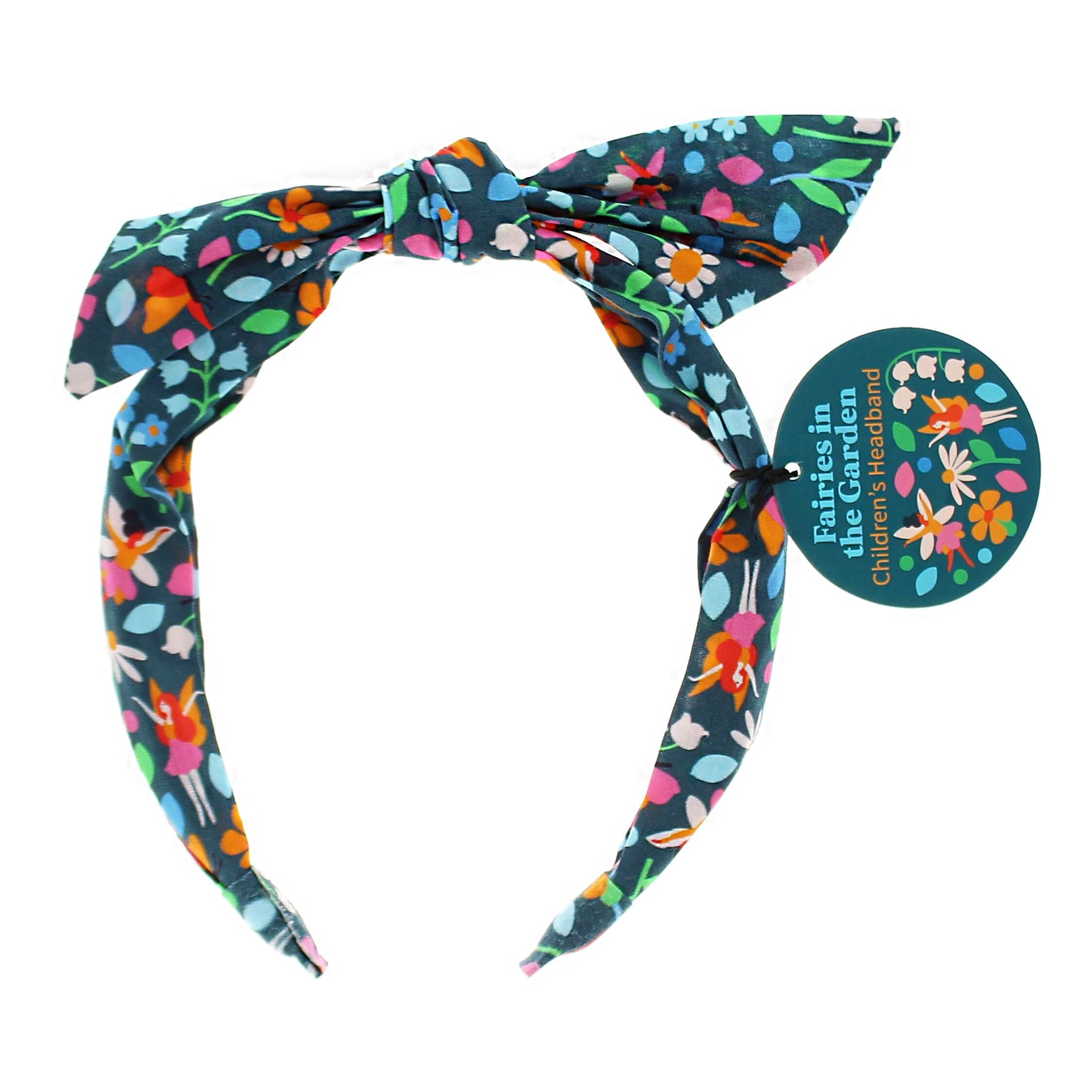 Cerchietto in tessuto - Fate in Giardino