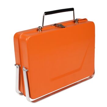 Valise portable BBQ - Orange brûlé 2
