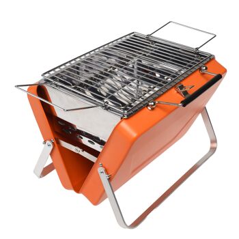 Valise portable BBQ - Orange brûlé 5