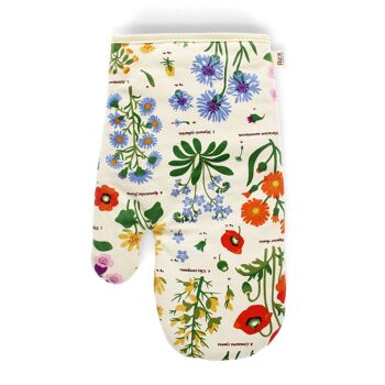 Gant de cuisine simple - Fleurs sauvages 2