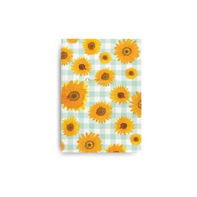 A6 lined notebook Sunflowers