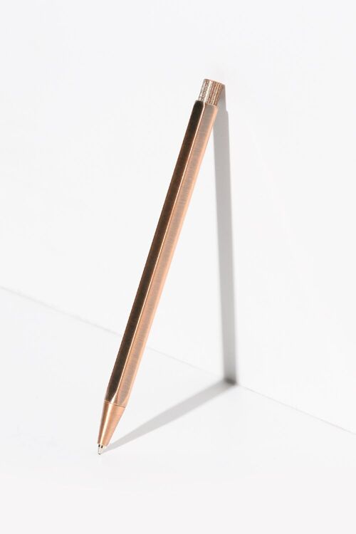 Vintage Pen | Copper - Octagon Design