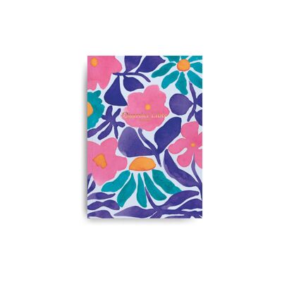 Cuaderno de flores A6