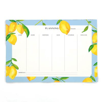 Planificación de limones
