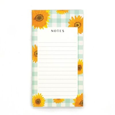 Sunflower notepad