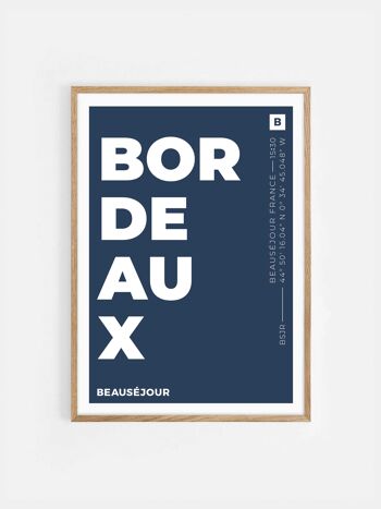 AFFICHE BORDEAUX 1