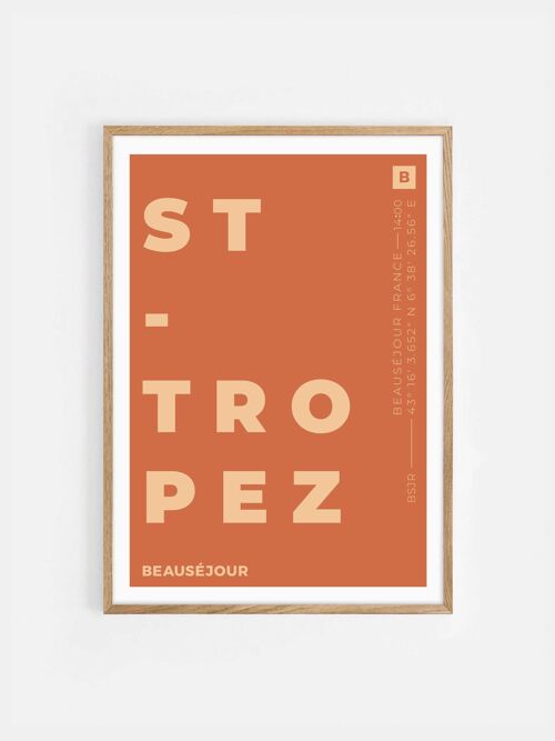 AFFICHE SAINT-TROPEZ