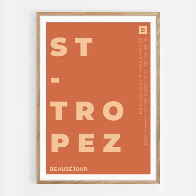 POSTER DI SAINT TROPEZ