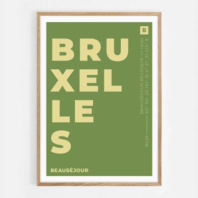 Poster Bruxelles