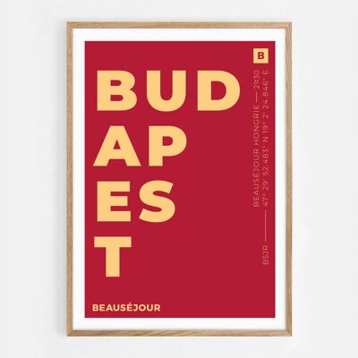 AFFICHE BUDAPEST