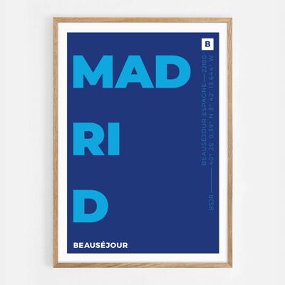 Madrid-Plakat