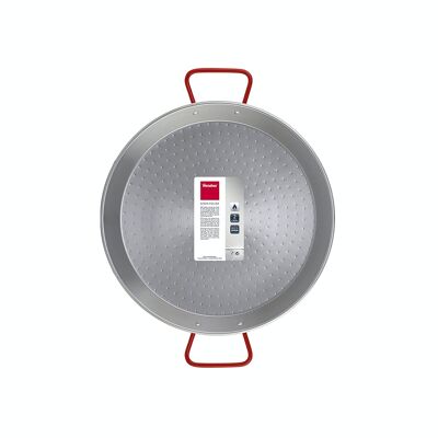 Metaltex Paella Pan Polished Steel 38 cm 8 Servings