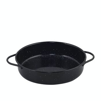 Casserole en acier émaillé Metaltex 20 cm Nettoyage facile et prévient la rouille 1